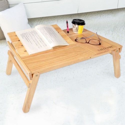 LIFECODE《小幫手》橡木筆記型電腦桌/休閒桌