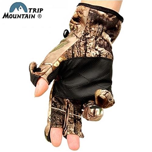 山行Mountain Trip露指手套防寒手套攝影手套MG-802(迷彩Water Wind TEX)適拍照.露指可觸控