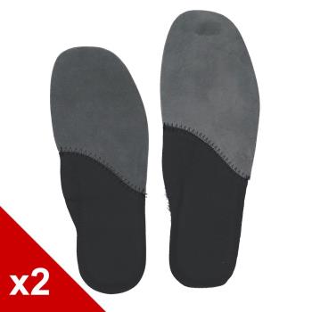 ○糊塗鞋匠○ 優質鞋材 C27 臺灣製造 中厚5mm牛皮麂皮絨乳膠鞋墊 (2雙/組)