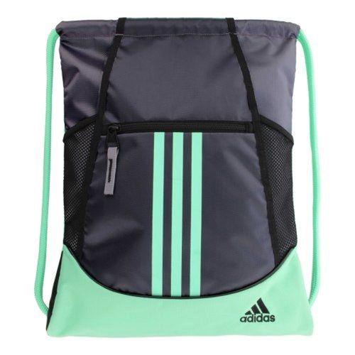 【Adidas】2017時尚聯盟木炭綠色抽繩後背包(預購)