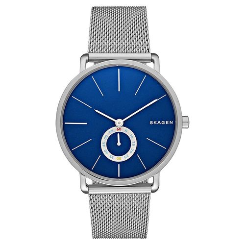 SKAGEN Hagen 小秒針腕錶-藍x銀/40mm SKW6230