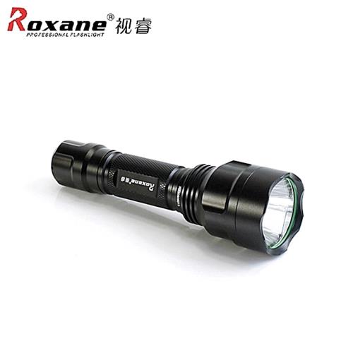 視睿Roxane美國CREE XPG2 R5強光LED手電筒組RX308(戰術攻擊頭;550流明;射程350米;IPX-6防水;5檔)