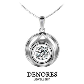 DENORES 翻轉愛情GIA D／VS2／0.30克拉美鑽鍊