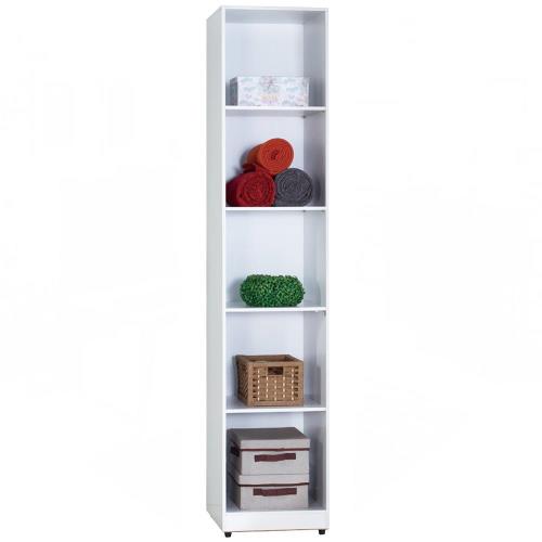【AT HOME】凱倫1.3尺白色開放隔板衣櫃
