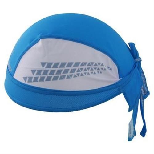 【米蘭精品】自行車頭巾抗UV運動頭巾時尚狂瀾藍白拼接73fo51