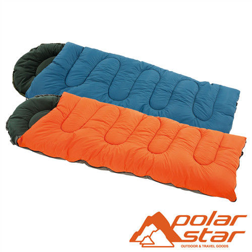 PolarStar 加大型纖維睡袋 (耐寒度 -12~7°C) P16730  戶外│登山│露營│可水洗│寬敞舒適│可當棉被│YKK拉鍊 