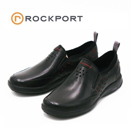 ROCKPORT truFLEX系列TRUFLEX SLIP-ON休閒鞋 男鞋-黑(另有橄欖綠)