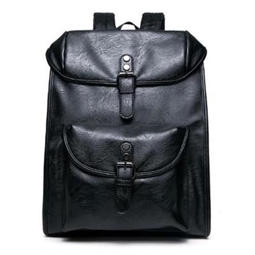 【米蘭精品】後背包皮革雙肩包韓版潮流簡約學院風73in75