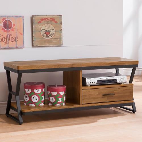 【Homelike】 喜家居工業風4尺電視櫃(1658)