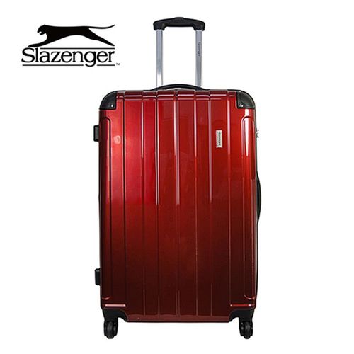 英國 Slazenger 史萊辛格  皇家晶鑽系列 24吋行李箱/拉桿箱/旅行箱(玫瑰酒紅)