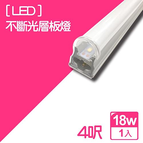 LED串接燈 LED 串接燈/層板燈具組18W 4呎 (1入)