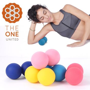 The One天然矽膠花生筋膜球/瑜珈按摩球-顏色隨機