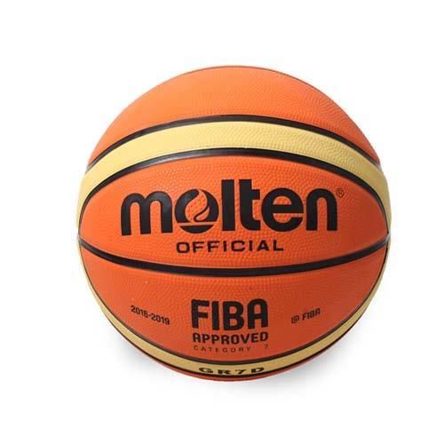 【MOLTEN】籃球-9色-7號球 附球針 黃橘