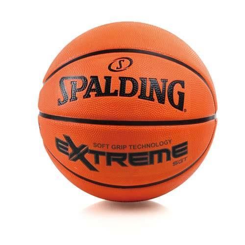 【SPALDING】SGT 深溝柔軟膠籃球-戶外 室內 比賽 7號籃球 橘黑