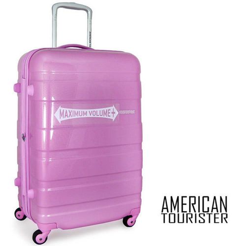 美國旅行者 American Tourister暖色系輕量PC硬殼可加大/25吋行李箱/旅行箱/拉桿箱31T