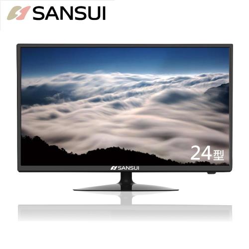 SANSUI山水 24吋LED多媒體液晶顯示器含視訊盒(SLED-2403)
