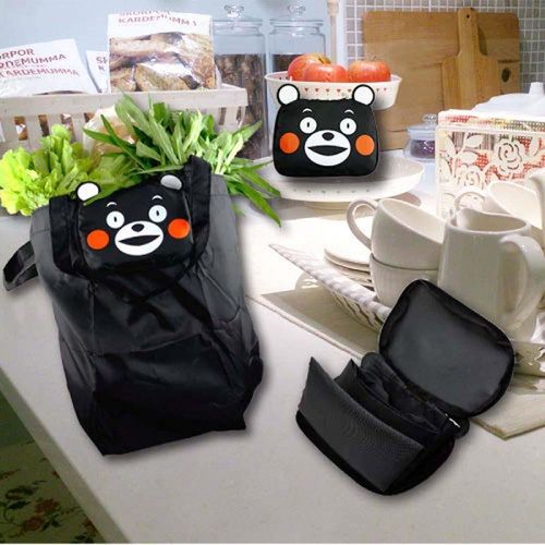 【KUMAMON】酷Ma萌造型購物袋 Q-03K超值二入組