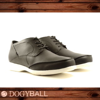 【DOGYBALL】M002-James 休閒皮鞋（黑色）