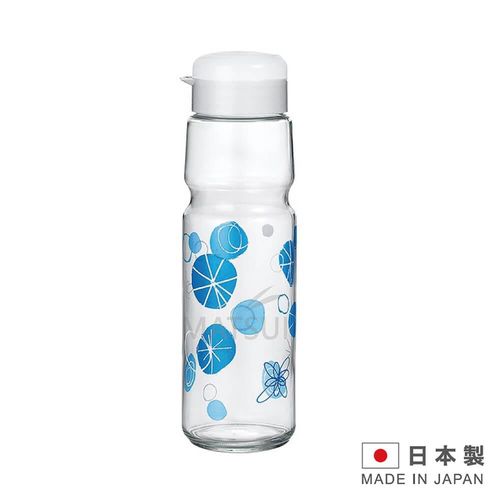 日本進口藍點點玻璃冷水瓶 IW-SGI-08B