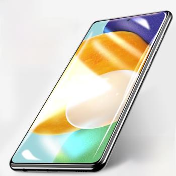 閃魔適用GalaxyS24ultra手機鋼化膜三星S23爽滑s24+電鍍疏油層s23Fe保護莫抗指紋s24無白邊23+全覆蓋高畫質透明