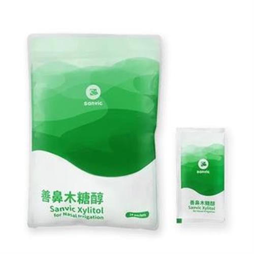 善鼻 木糖醇 5袋(共140小包，1小包10g，配合200mL溫水)  洗鼻鹽 綠色包裝 