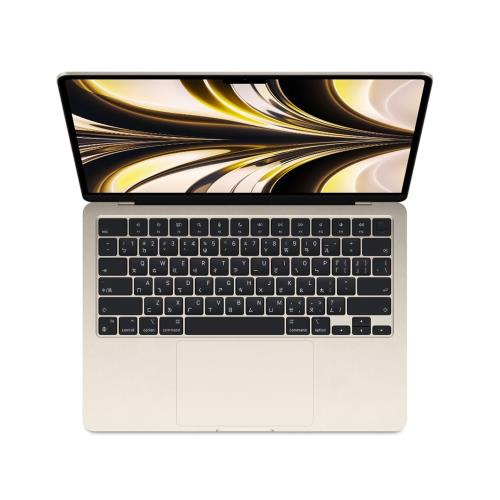 Apple MacBook Air 13吋M2 /8G/256G 現貨午夜色太空灰星光色銀色|會員