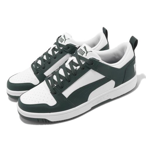 Puma 休閒鞋 Rebound LayUp Lo SL 男鞋 女鞋 白 綠 復古 皮革 36986630