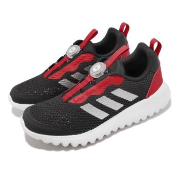 adidas 童鞋 ActiveFlex BOA 3.0 K 中大童 小朋友 黑 紅 運動鞋 快速綁帶 HP2501