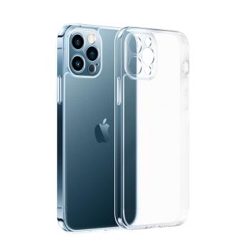 適用 蘋果14 13 12 Pro Max iPhone11 磨砂玻璃殼霧面防指紋透明