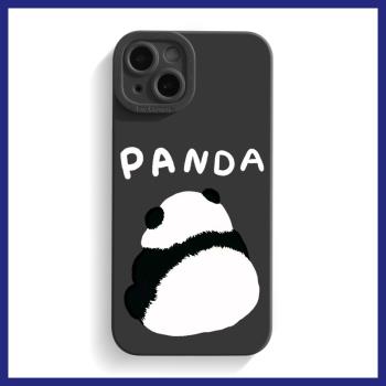 Panda熊貓蘋果14手機殼iPhone13Promax套12全包11防摔x可愛xr適用