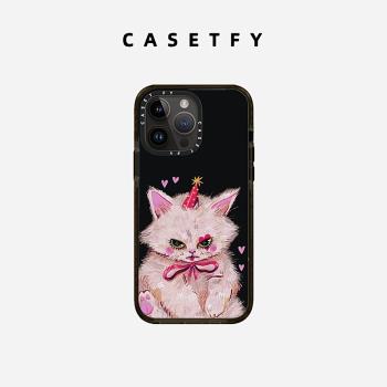 CASETFY小丑貓咪適用蘋果14promax手機殼新款iPhone13/12女款