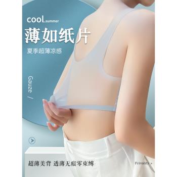 大胸顯小無鋼圈運動背心式內衣
