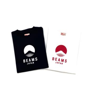 beams性價比富士山紅繩日系短袖