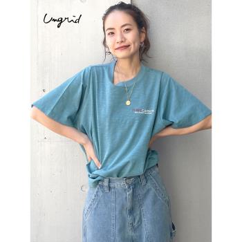 Ungrid日系2023夏季新款美式辣妹穿搭街頭風高級感小眾T恤女