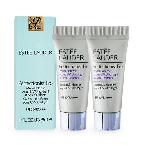 ESTEE LAUDER 雅詩蘭黛 Pro全能防曬超輕感水凝露SPF30/PA+++(5ml)X2