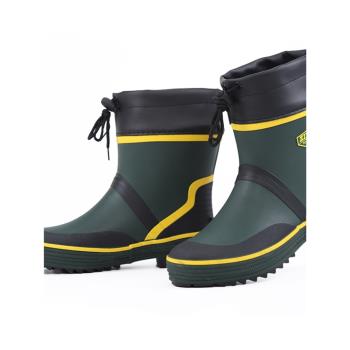 橡膠冬季保暖防滑耐磨防水雨鞋