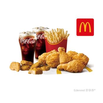 【麥當勞】麥脆鷄腿6塊 (原味)+薯條(大)+可樂(中)*2+麥克鷄塊6塊好禮即享券
