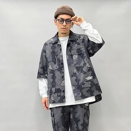GU極優高橋盾合作款日本短袖襯衫
