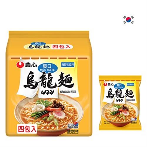 【NONG SHIM】農心爽口海鮮烏龍麵 4入/袋