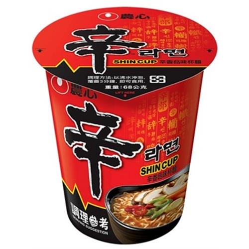 【NONG SHIM】農心辛香菇味杯麵 68g/杯