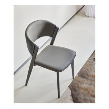 輕奢餐椅現代簡約家用休閑凳子靠背餐廳北歐風ins網紅椅子