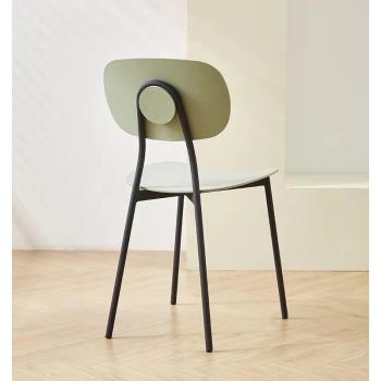 北歐現代簡約輕奢風餐椅家用靠背椅餐廳椅子酒店咖啡廳設計師椅