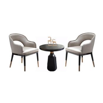 售樓處洽談桌椅組合休閑現代簡約樣板房新中式美式接待沙發椅家具