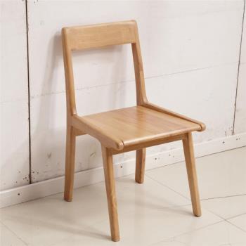 實木餐椅北歐凳子成人現代簡約美式餐桌椅家用餐廳椅子