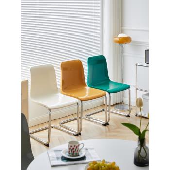 ins網紅中古餐椅北歐簡約設計師創意個性靠背椅家用書房托亞斯椅