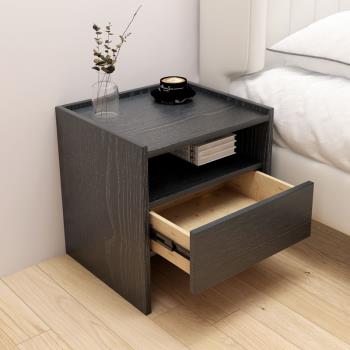 北歐床頭柜簡約現代臥室床邊儲物柜小型簡易床頭收納柜網紅置物架