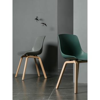 北歐椅子現代簡約創意個性書房椅家用靠背成人休閑椅咖啡廳洽談椅