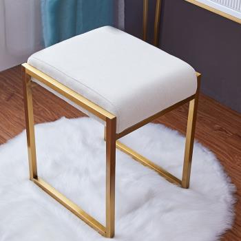北歐ins小戶型化妝臺凳現代簡約梳妝椅臥室網紅梳妝凳
