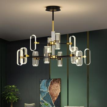 客廳吊燈2023年新款北歐創意個性輕奢餐廳臥室燈簡約現代大氣燈具