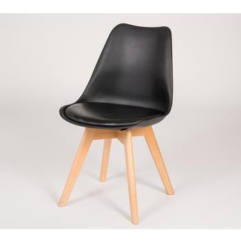 北歐簡約家用餐桌椅辦公室會客接待洽談靠背椅設計師椅子陽臺客廳